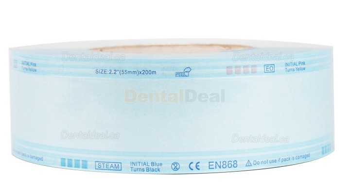 200M/Roll Dental Autoclave Sterilization Pouch for Sterilizer Sealing Machine